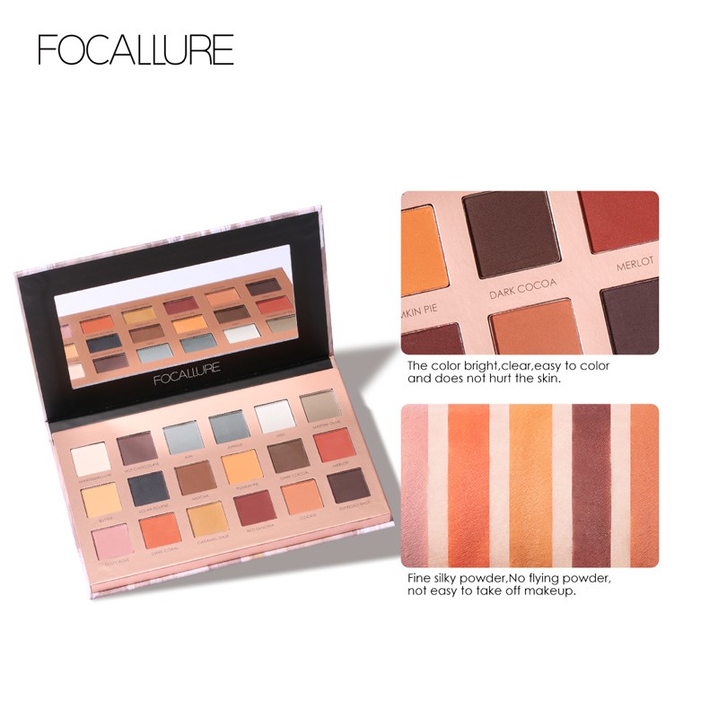 focallure-แป้งแต่งหน้า-18-สี-matte-eye-shadow-eyes-makeup