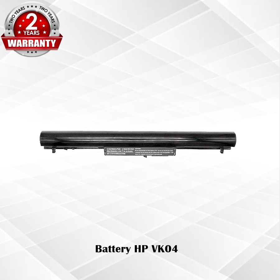 ราคาและรีวิวBattery HP VK04 / แบตเตอรี่โน๊ตบุ๊ค รุ่น Pavilion 14 15 Series (OEM) *รับประกัน 2 ปี*