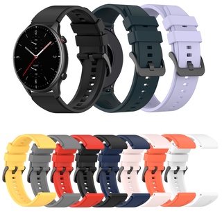 สายรัดซิลิโคน 22มม สำหรับ Huami Amazfit GTR 47มม GTR2 GTR 2e GTR 3 pro สายรัดข้อมือกีฬาเปลี่ยนสร้อยข้อมือ