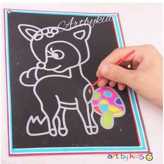 ภาพหน้าปกสินค้ากระดาษขูดสีสายรุ้ง DIY ขนาดใหญ่ 1 - Rainbow Scratch DIY( 1) ที่เกี่ยวข้อง