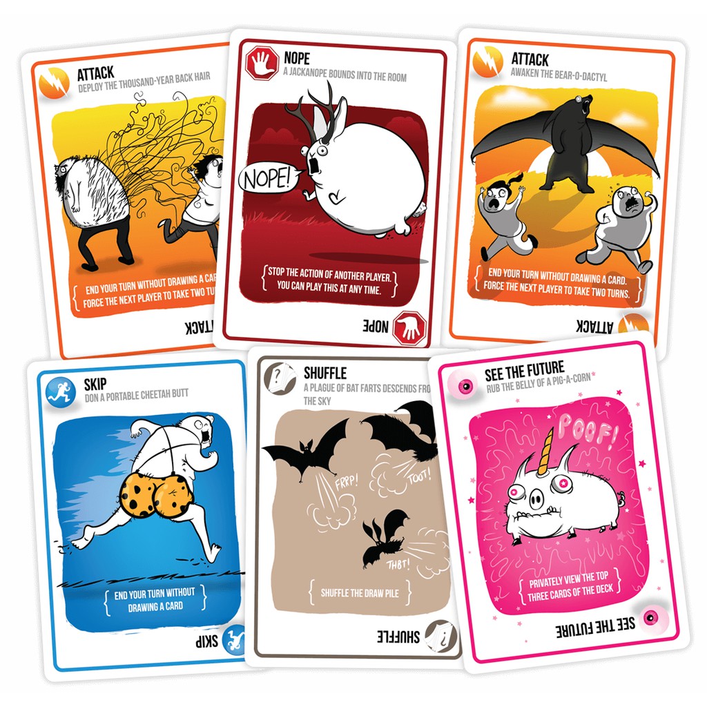 [ของแท้] Exploding Kittens Original (Red) [EN] Board Game | Shopee Thailand