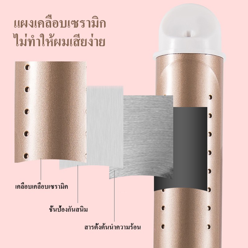 เครื่องหนีบผม-เครื่องม้วนผม-ที่หนีบผม-แกนม้วนผม-28-mm-ที่ม้วนผม-มินิ-มีเก็บปลายทาง