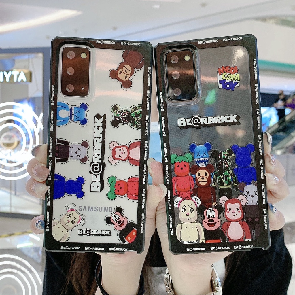 ภาพหน้าปกสินค้าเคสป้องกันโทรศัพท์มือถือใส ลายหมี สําหรับ Samsung Galaxy A53 A52S A51 A71 A31 A42 A52 A32 A22 A12 A72 A21S A02S A20S A50 A50S A30S 4G 5G จากร้าน rand..th บน Shopee