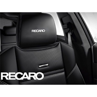 สติกเกอร์โลโก้ Recaro 5 ชิ้น สําหรับเบาะหนังและพื้นผิวเรียบและเรียบอื่น ๆ