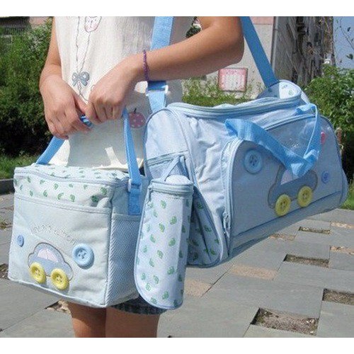 baby-style-กระเป๋าสัมภาระคุณแม่-ลายรถ-เซต-3-ใบรุ่น-mmb13