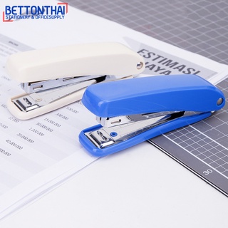 Deli 0282 Stapler Set #10 ชุดที่เย็บกระดาษ เบอร์ 10 คละสี 1 ชิ้น แม็ค แถมลวดเย็บ เครื่องเย็บกระดาษ office ที่เย็บกระดาษ