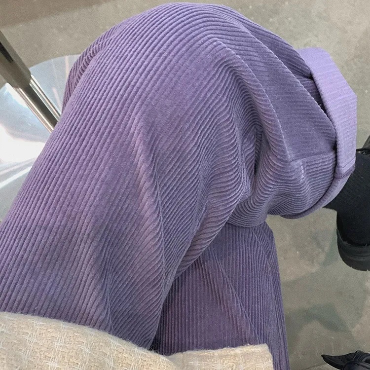 ภาพสินค้าพร้อมส่ง ️กางเกงเกาหลี กางเกงลูกฟูกขายาว ผู้หญิง ทรางหลวม ใส่ง่าย ใส่สบาย จากร้าน winwinzul52 บน Shopee ภาพที่ 5