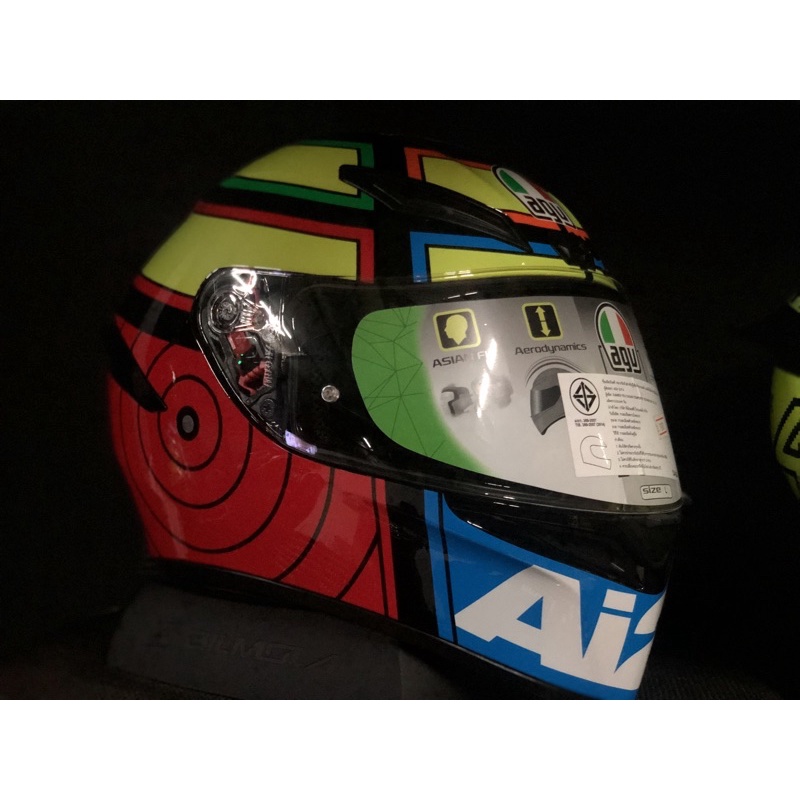 หมวกกันน็อคเต็มใบ AGV K1 Iannone 2013 Shopee Thailand