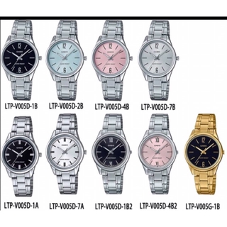 สินค้า นาฬิกา Casio STANDARD Analog-Ladies\' รุ่น LTP-V005D ของแท้ รับประกันร้าน 2 ปี