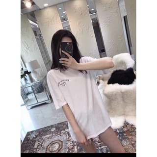 เสื้อยืดคอกลมงานแบรนด์ผ้าคอตตอนเนื้อดี