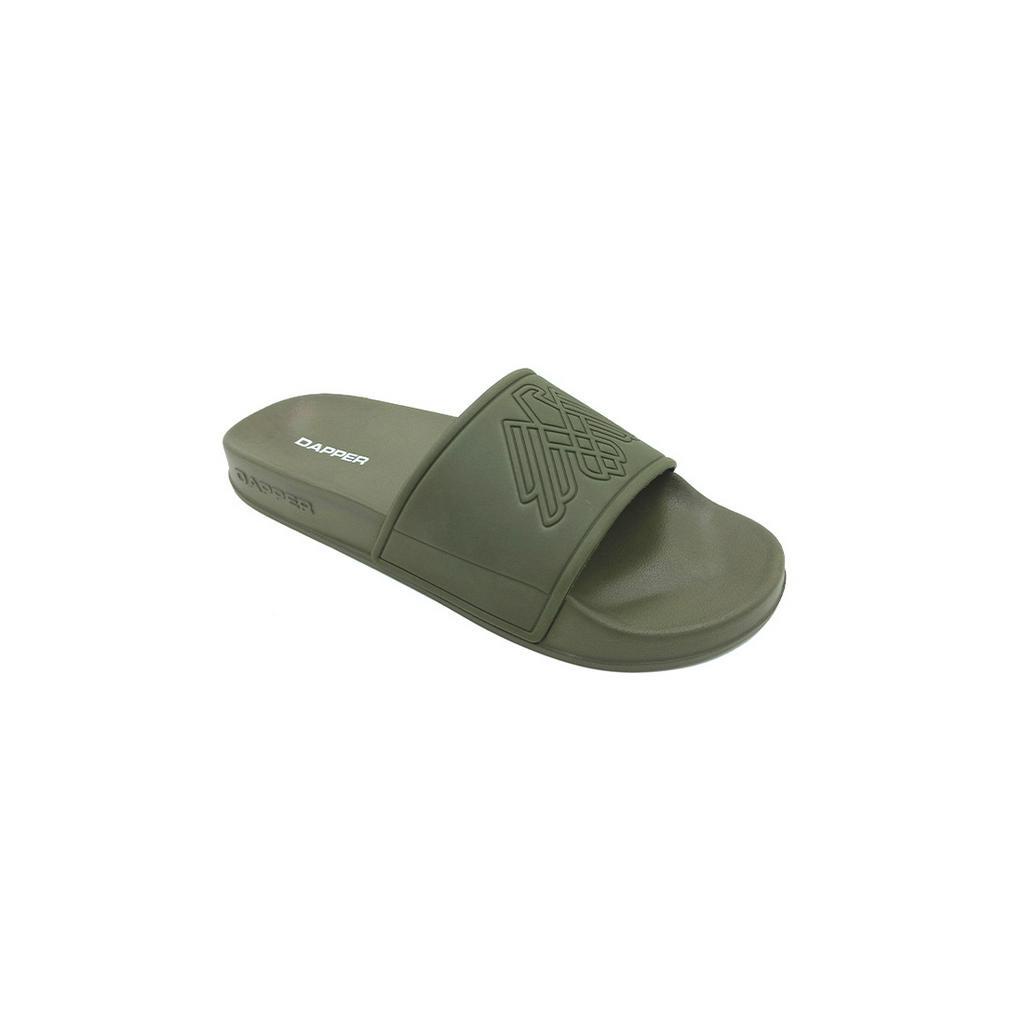 dapper-รองเท้าแตะ-แบบสวม-eagle-monochrome-สีเขียวเข้ม-hskg1-1655sl