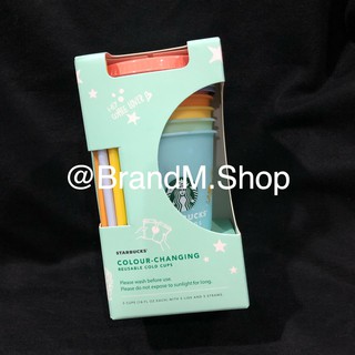 แก้ว Starbucks ST-SR Reusable Color Changing Set ขนาด 16 ออนซ์