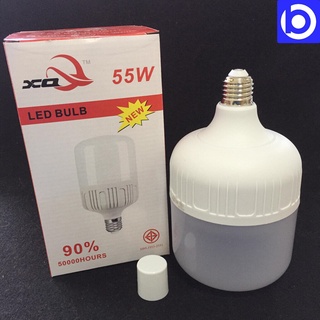 *หลอดไฟทรงกระบอก LED BULB 55W เกลียว E27 ประหยัดไฟถึง 90% XQ-355 แสงขาว (QC PASSED)