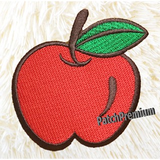 แอปเปิ้ล - ตัวรีด (Size M) ตัวรีดติดเสื้อ