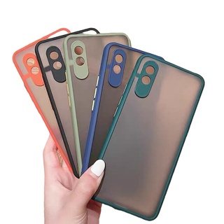 เคสกันกระแทก เคสโทรศัพท์ เสียวหมี่ Case Xiaomi Redmi 9A ปุ่มสีผิวด้าน ขอบนิ่มหลังแข็ง ส่งจากไทย