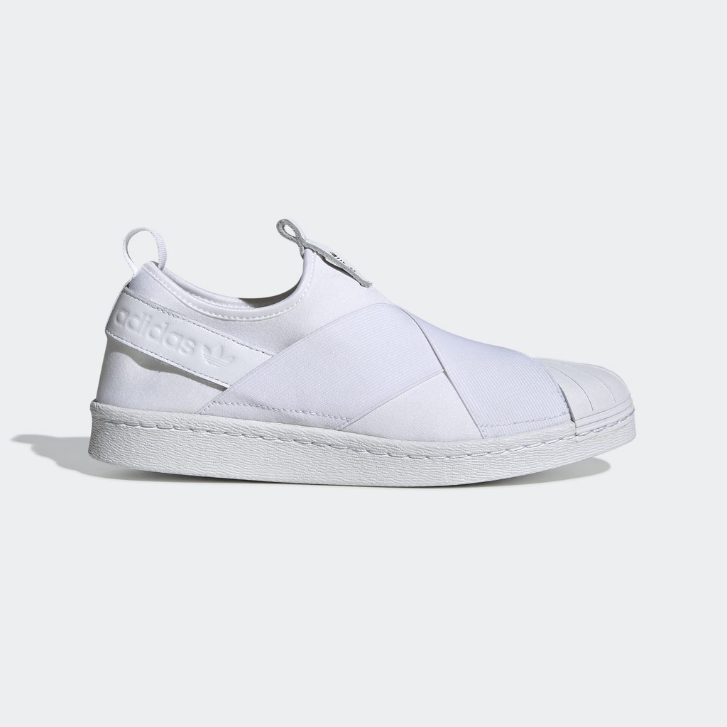 adidas-superstar-slip-on-white-black-แท้-100