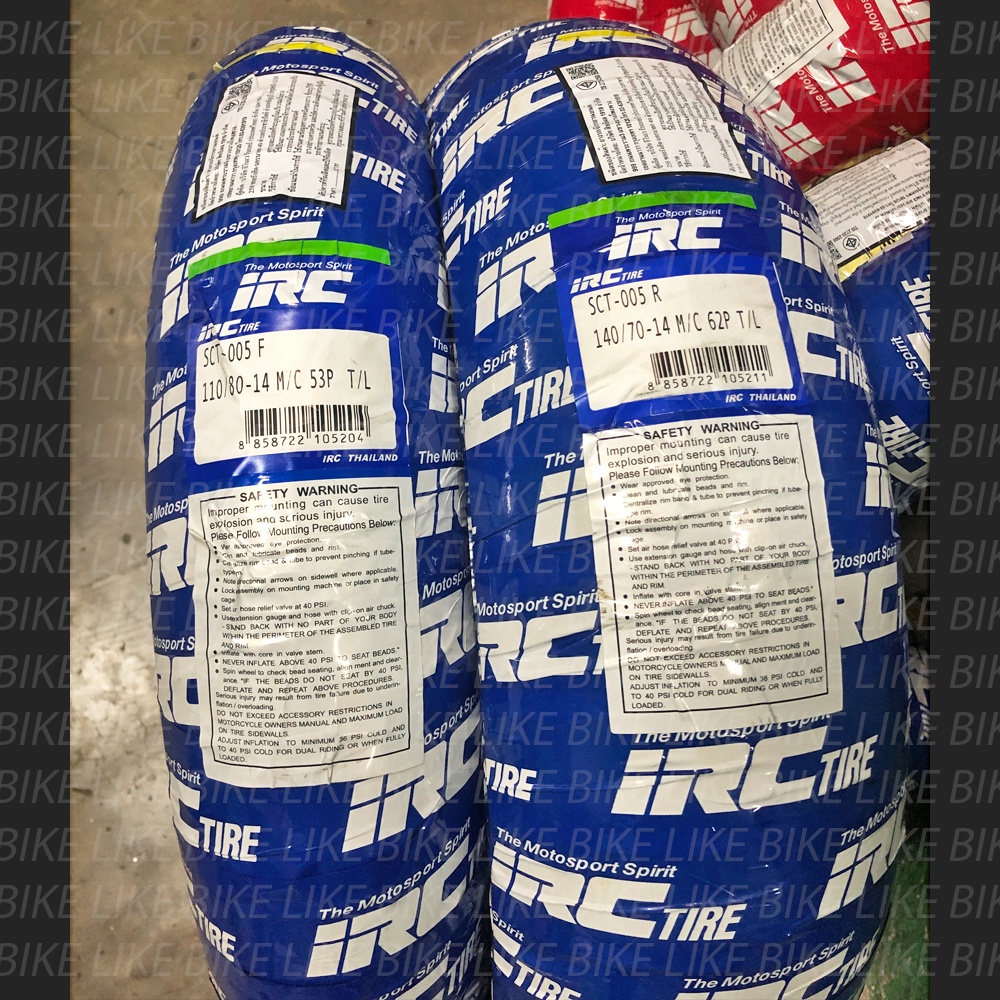 **เปิดร้านใหม่** ยาง IRC SCT005 สำหรับ AEROX ขอบ 14 ยางรถมอเตอไซค์ ...