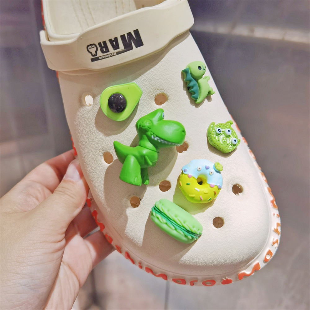 crocs-ชุดจี้รูปโดนัท-จิบิต-ทอยสตอรี่น่ารัก-เครื่องประดับ-สําหรับตกแต่งรองเท้าเด็ก