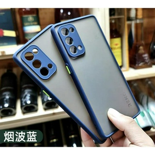 ส่งทั่วไทย เก็บเงินปลายทาง Case OPPO Reno5 5G เคสกันกระแทก ปุ่มสีผิวด้าน กันรอยกล้อง ขอบนิ่มหลังแข็ง ส่งจากกรุงเทพ