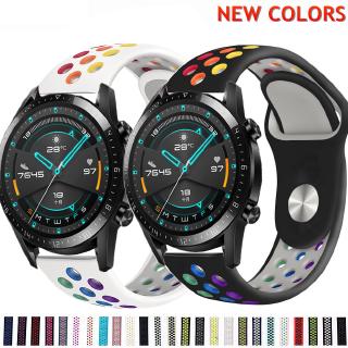สายนาฬิกาข้อมือซิลิโคน Huawei Watch Gt 2 2 E Gt 2e 42 มม . 46 มม . 22 มม . สําหรับ Samsung Galaxy Watch 42 46 มม .