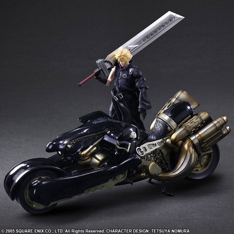 pre-order-จอง-final-fantasy-vii-advent-children-play-arts-kai-cloud-strife-amp-fenrir-อ่านรายละเอียดก่อนสั่งซื้อ