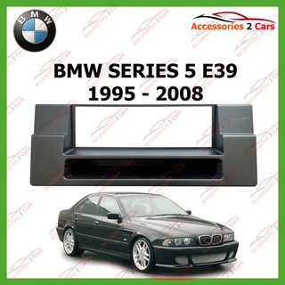 หน้ากากเครื่องเสียงรถ  BMW SERIES 5 (E39) 1 DIN  ปี1995-2005 สำหรับเปลี่ยนวิทยุ รหัส NV-BM-002