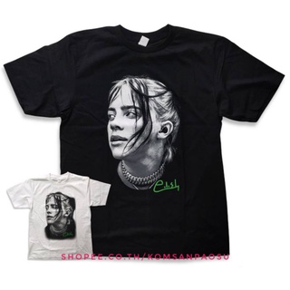 เสื้อยืดโอเวอร์ไซส์เสื้อยืด billie eilish  raptee billie eilishS-3XL