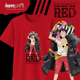【hot tshirts】[S-3XL]เสื้อยืด พิมพ์ลาย One PIECE FILM Redmonky D. ลูฟี่ | ไม่ใช่ทางการ | เสื้อเชิ้ต One Piece | ผ้าฝ้ายพร