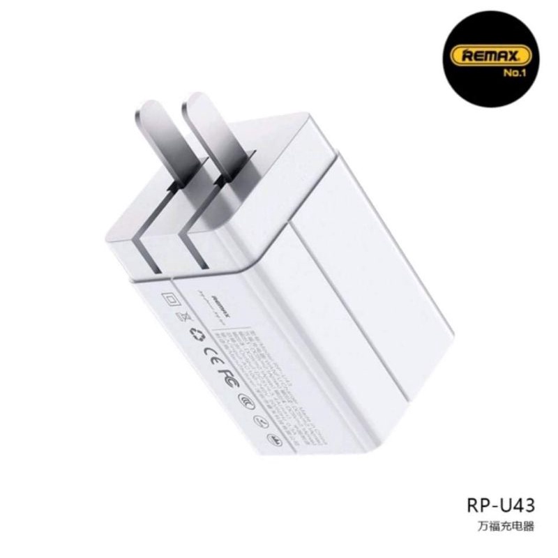 หัว ชาร์จ Remax 4 พอร์ต PR-U43 | Shopee Thailand