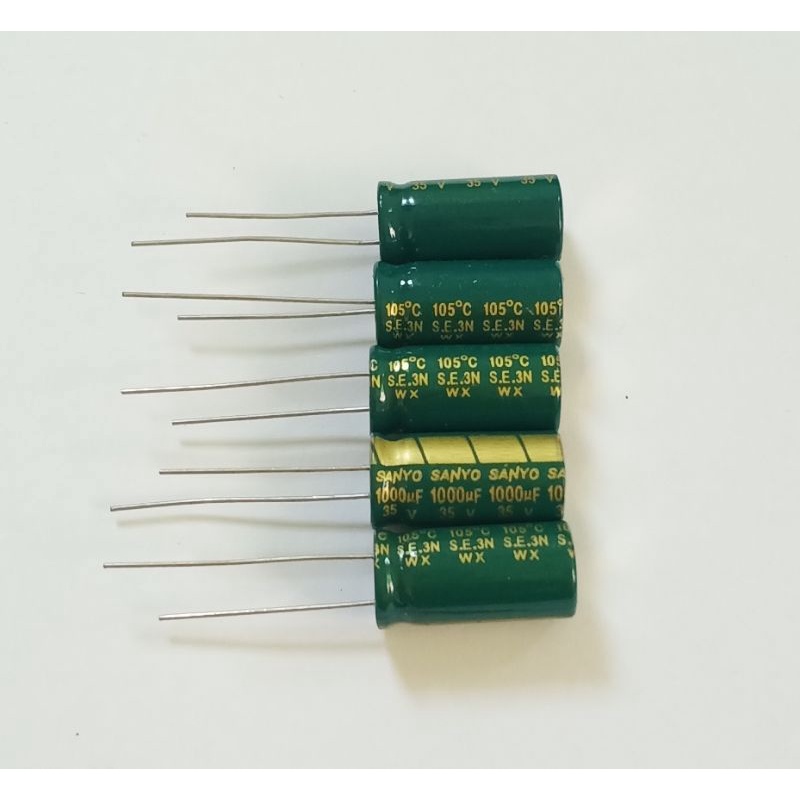 ภาพสินค้าคาปาซิเตอร์ 1000 uF35V capacitor ขนาด 10 x 20 mm.( แพ็ค5 ตัว) จากร้าน kanokpornsukhung บน Shopee ภาพที่ 3