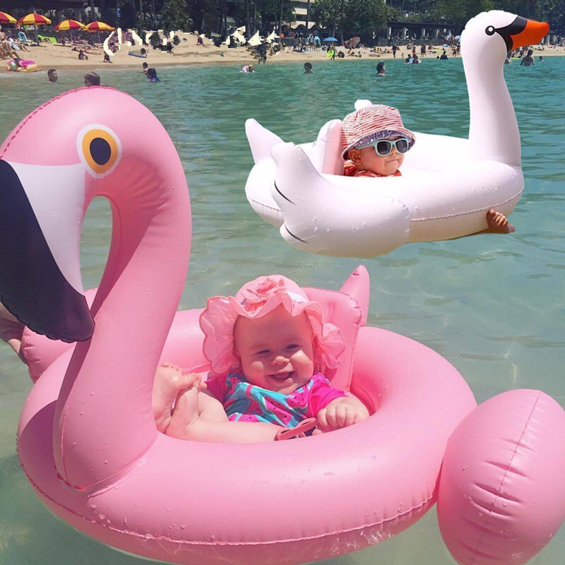 ภาพหน้าปกสินค้าพร้อมส่ง+ส่งไว+Baby Inflatable Swan ห่วงยางสอดขา ห่วงยางสวมขาเด็ก น่ารัก รูปนก ฟลามิงโก้ จากร้าน yuki.fashion บน Shopee