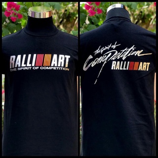 [S-5XL] เสื้อยืด ผ้าฝ้าย พิมพ์ลาย Ralliart spirit competition car สุดเท่ แฟชั่นสําหรับผู้ชาย