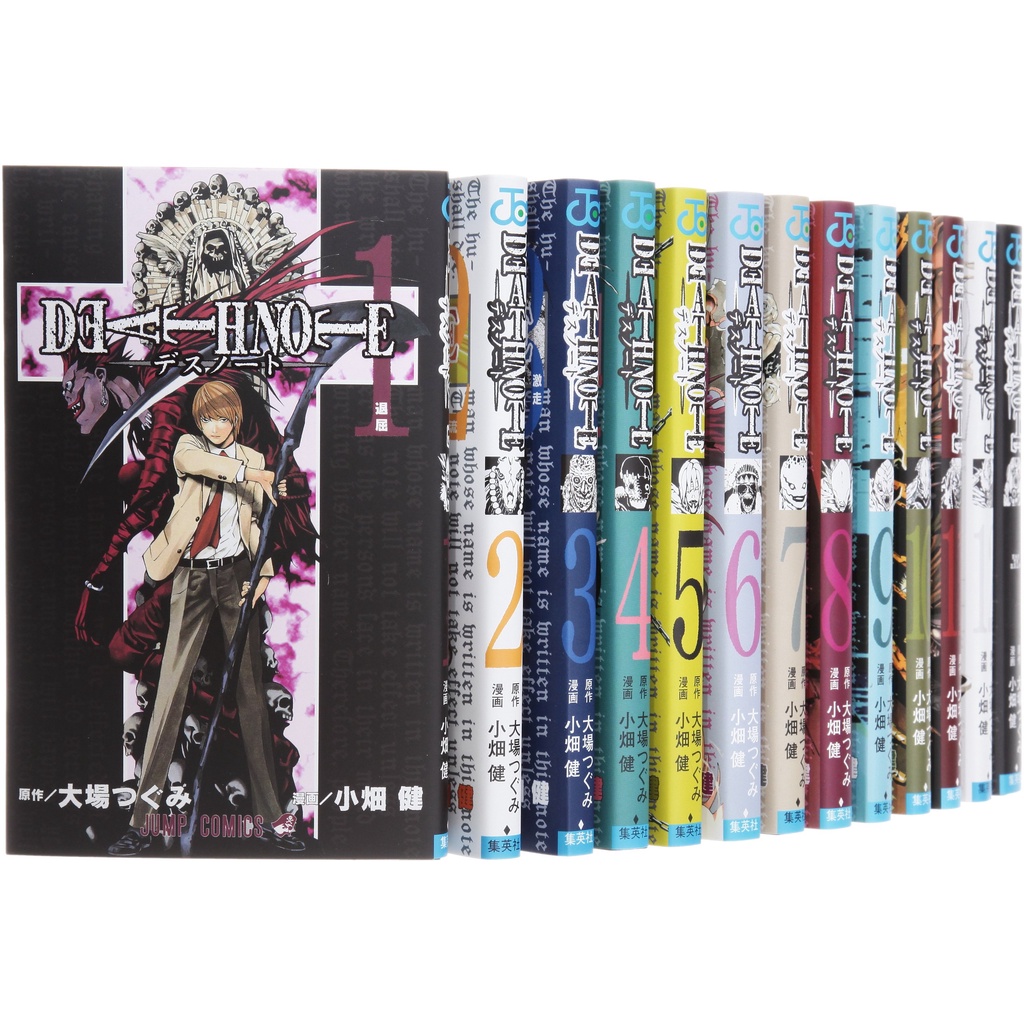 death-note-เดธโน๊ต-มังงะ-ฉบับภาษาญี่ปุ่น-หนังสือการ์ตูน-นิยาย-ภาษาญี่ปุ่น