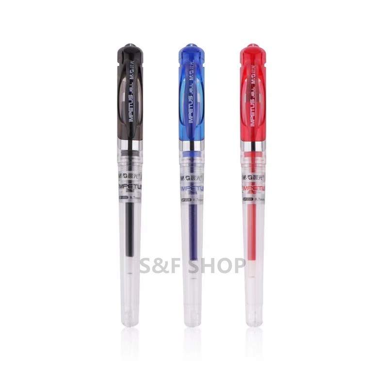ภาพหน้าปกสินค้าปากกาเจล M&G GP-1111 ขนาดเส้น0.7mm. มี3สีให้เลือก(สีน้ำเงิน,สีดำ,สีแดง)ผลิตภัณฑ์คุณภาพ เครื่องเขียน(ราคาต่อด้าม)