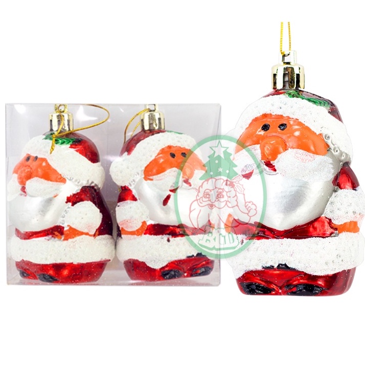 santa-pack-ซานต้าแพ็ค-จำนวน-2-ชิ้น-ขนาด-2-3-5-นิ้ว-6248-01-ออร์นาเม้นท์-ของประดับ-ของตกแต่งเทศกาลคริสต์มาส