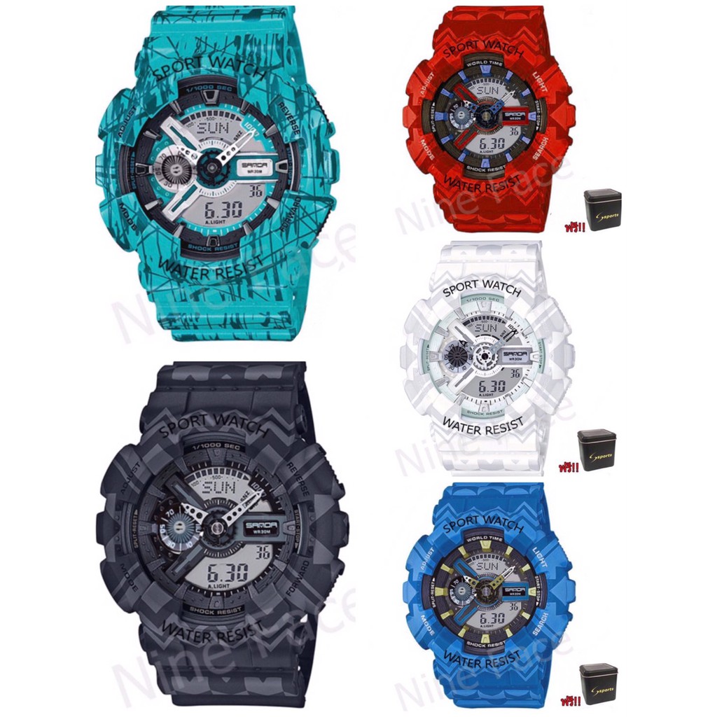 ภาพหน้าปกสินค้าS SPORT นาฬิกาข้อมือ กันน้ำได้ ใส่ได้ทั้งชายและหญิง - GP9211 จากร้าน classybkk บน Shopee