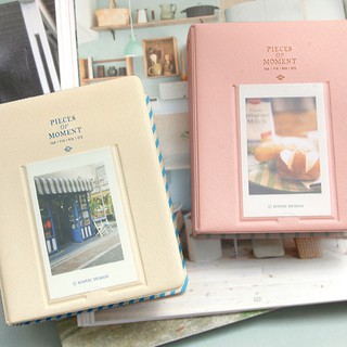 ภาพขนาดย่อของสินค้าอัลบั้มรูป ใส่โพลารอยด์ 2x3" Fujifilm Instax Mini ใส่ได้ 64+1 รูป สมุดใส่บัตร สมุดบัตร พร้อมส่ง