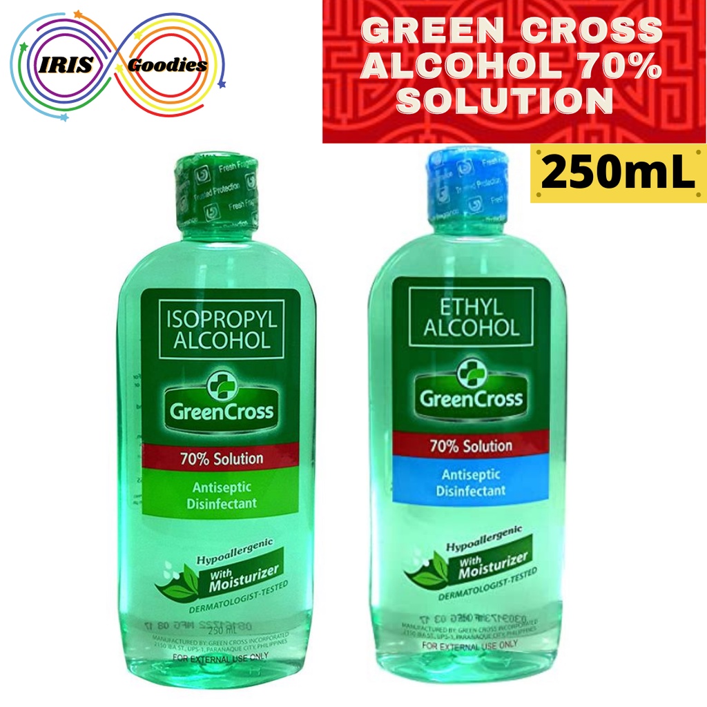 ภาพหน้าปกสินค้าGreen Cross ALCOHOL 70% Solution 250mL จากร้าน iris_goodies บน Shopee
