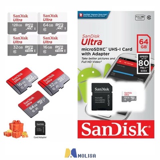 ภาพหน้าปกสินค้าSandisk 128Gb การ์ด Sd 16Gb-การ์ดหน่วยความจำ1Tb C10 A2 90เมกะไบต์/วินาที Micro Sd Sd99x MOLISA ที่เกี่ยวข้อง