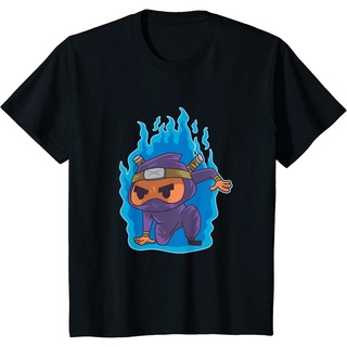 เสื้อยืด ผ้าฝ้ายแท้ คุณภาพสูง พิมพ์ลาย Fire Ninja Stealth Disguised Ninja Spy เหมาะกับของขวัญ