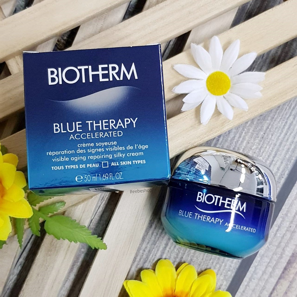 Biotherm Blue Therapy Accelerated cream 50ml Tester box ลิตภัณฑ์ดูแลผิว ...