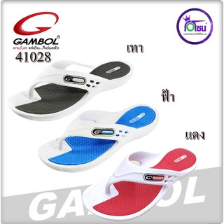 สินค้า รองเท้าแตะ Gambol แกมโบล รุ่น GM41028 ไฟล่อนหูหนีบ ผู้ชาย ผู้หญิง