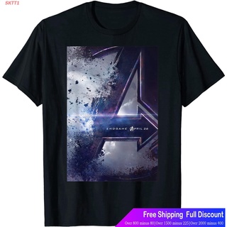 SKTT1 Marvelเสื้อยืดกีฬา Marvel Avengers Endgame Movie Poster Graphic T-Shirt Marvel Mens Womens T-shirtsI3&lt;