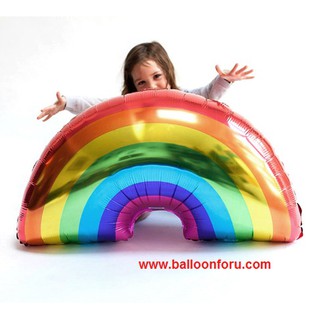 ลูกโป่งสายรุ้ง Rainbow balloons ขนาด 61*94.8cm