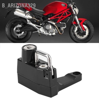 Arizona329 อุปกรณ์ล็อคหมวกกันน็อค โลหะ กันขโมย พร้อมกุญแจ 2 ดอก สําหรับ Ducati Monster 696 796 1100