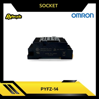 OMRON PYFZ-14 SOCKET  14 ขา ใช้กับรีเลย์หรือไทม์เมอร์ รุ่น MY4 MY4N MY4Z MY4NJ H3Y-4 และยี่ห้ออื่นๆ