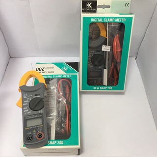 "KYORITSU" คลิปแอมป์ DIGITAL CLAMP METER SNAP 200 (สามารถออกใบกำกับภาษีได้ค่ะ)