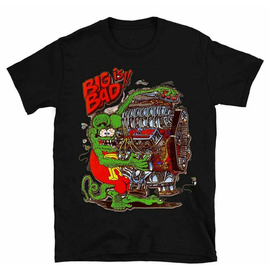 เสื้อยืดผ้าฝ้ายพิมพ์ลายขายดี-เสื้อยืด-ลายหนูตัวใหญ่-ed-big-daddy-roth-rat-fink-ของขวัญวันขอบคุณพระเจ้า