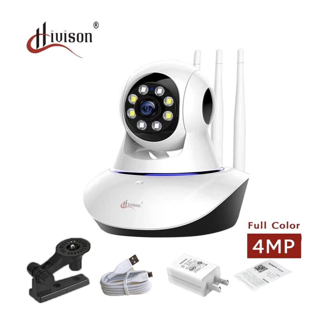 รูปภาพของHIVISON กล้องวงจรปิดไร้สาย ip camera HD4MP wifi camera Smart tracking มีภาษาไทย alarm อินฟราเรด IR cut Wireless YOOSEEลองเช็คราคา