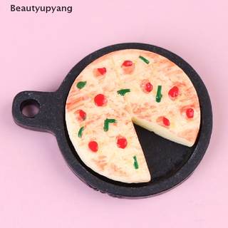 [Beautyupyang] ชุดจานพิซซ่า ผลไม้จิ๋ว เรซิ่น สําหรับตกแต่งบ้านตุ๊กตา 1 ชุด